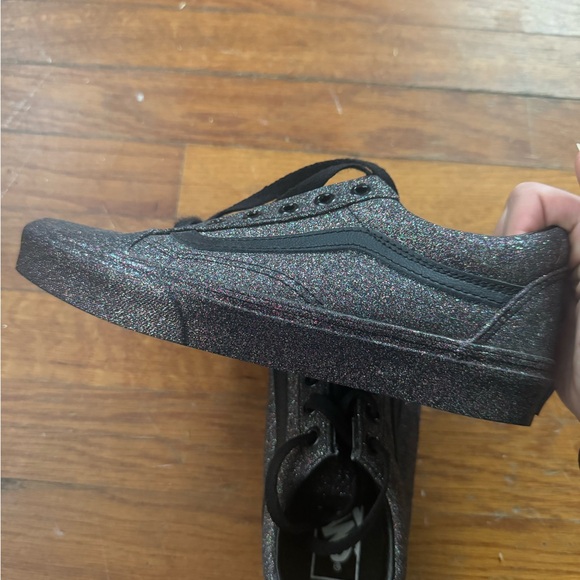 Black Glitter Vans 6.5 - Picture 5 of 5